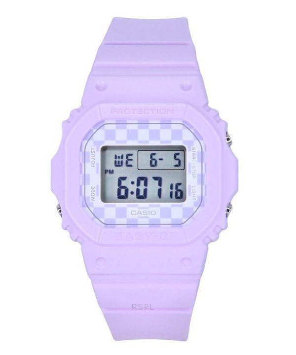 Casio Baby-G Skater Fashion Digital Lila Harzarmband Quarz BGD-565GS-6 100M Damenuhr