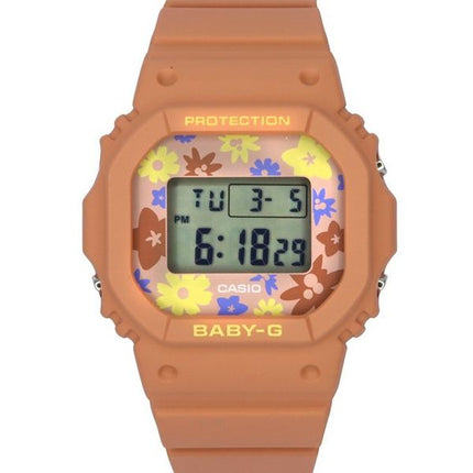 Casio Baby-G Retro Flower Field Digital Harzarmband Quarz BGD-565RP-4 100M Damenuhr