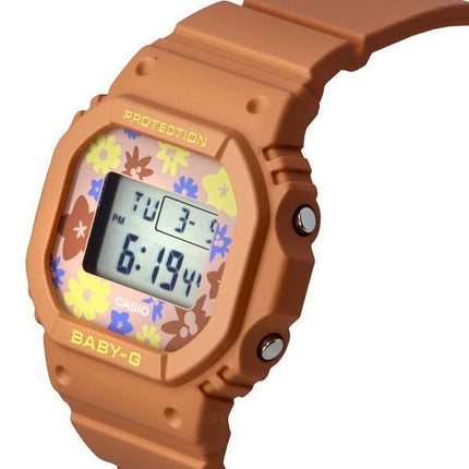 Casio Baby-G Retro Flower Field Digital Harzarmband Quarz BGD-565RP-4 100M Damenuhr