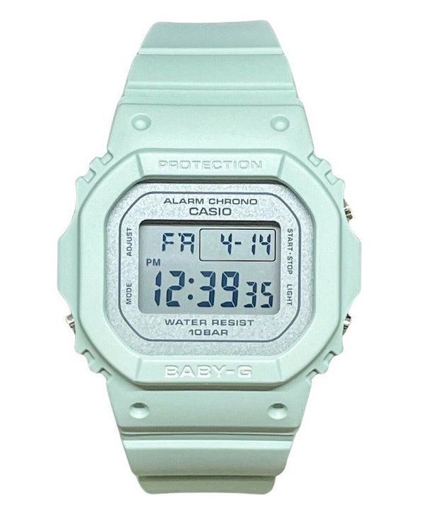 Casio Baby-G Digital Green Resin Strap Quartz BGD-565SC-3 100M Damenuhr