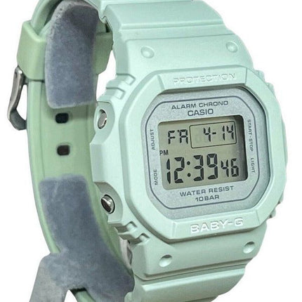 Casio Baby-G Digital Green Resin Strap Quartz BGD-565SC-3 100M Damenuhr