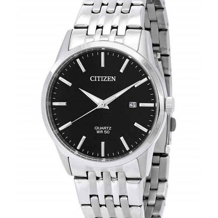 Citizen Black Dial Edelstahl Quarz BI5000-87E Herrenuhr