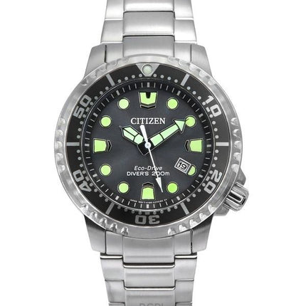 Citizen Promaster Dive Eco-Drive Edelstahl graues Zifferblatt Taucheruhr BN0167-50H 200M Herrenuhr