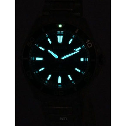 Citizen Promaster Marine Green Dial Eco-Drive Diver&#39,s BN0199-53X 200M Herrenuhr