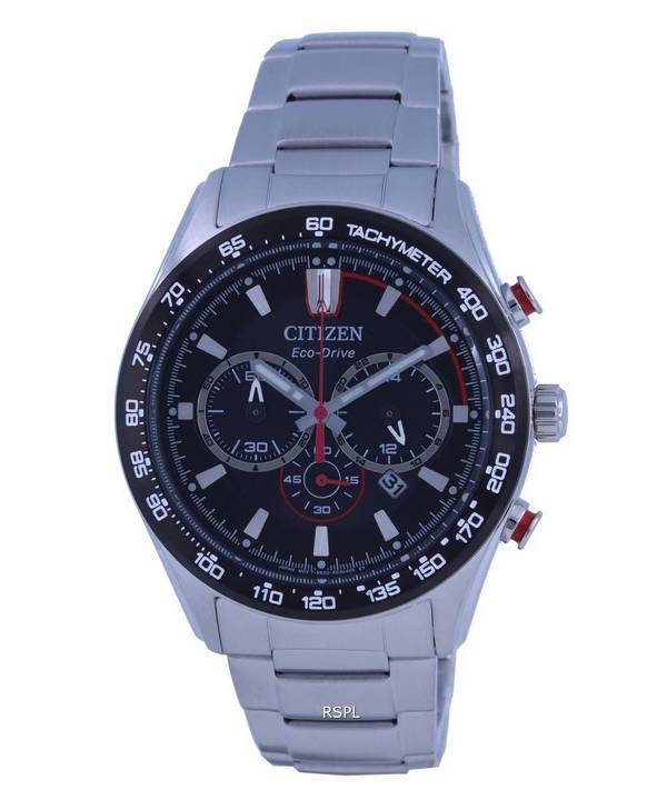 Citizen Aviator Chronograph Schwarzes Zifferblatt Eco-Drive CA4484-88E 100M Herrenuhr