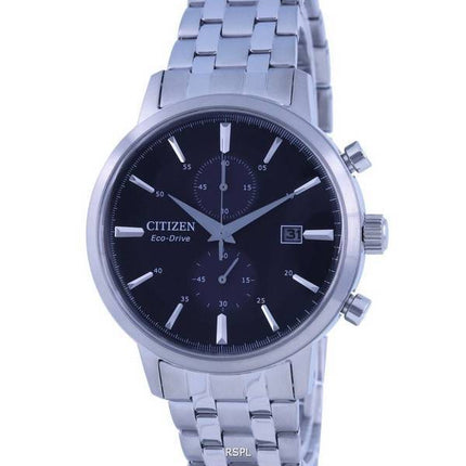 Citizen Classic Chronograph Schwarzes Zifferblatt Edelstahl Eco-Drive CA7060-88E Herrenuhr