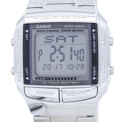 Casio Data Bank Illuminator Dualzeit Alarm Digital DB-360-1A Herrenuhr