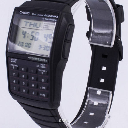 Casio Digital Data Bank 5 Alarm mehrsprachige DBC-32-1ADF DBC-32-1A Herrenuhr