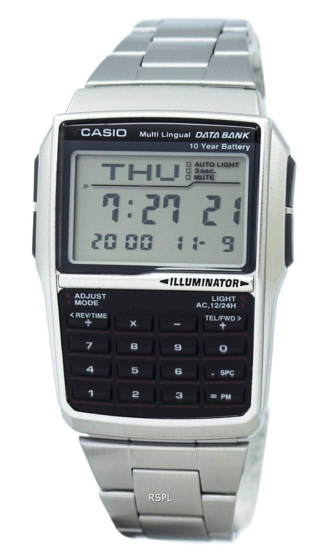 Casio Jugend Digital Data Bank 5 Alarm mehrsprachige DBC-32D-1ADF DBC-32D-1 Herrenuhr