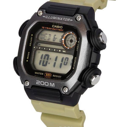 Casio Standard Digital Sand Resin Band Quarz DW-291HX-5A DW291HX-5 200M Herrenuhr