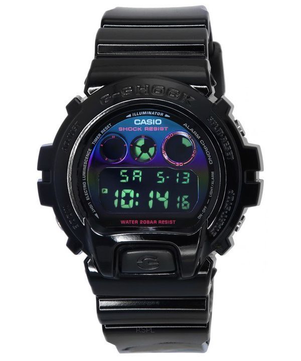 Casio G-Shock Virtual Rainbow Digital Quarz DW-6900RGB-1 DW6900RGB-1 200M Herrenuhr