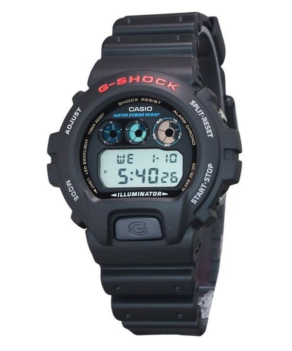 Casio G-Shock Digital Harzarmband Quarz DW-6900U-1 200M Herrenuhr