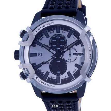 Diesel Griffed Chronograph Leder Quarz DZ4571 Herrenuhr