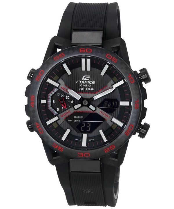 Casio Edifice Sospensione Mobile Link Analog Digital Solar ECB-2000PB-1A 100M Herrenuhr