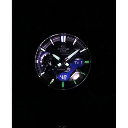 Casio Edifice Windflow Analog-Digital-Smartphone-Link Schwarzes Zifferblatt Robuste Solar ECB-2200PB-1A 100M Herrenuhr