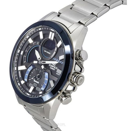 Casio Edifice Smartphone Link Analog Digital Graues Zifferblatt Quarz ECB-30DB-1A 100M Herrenuhr