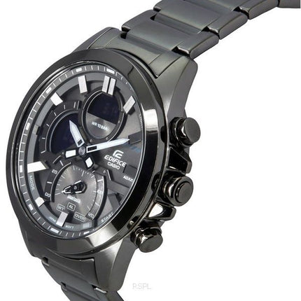 Casio Edifice Smartphone Link Modell Bluetooth Analog Digital Graues Zifferblatt Quarz ECB-30DC-1B 100M Herrenuhr