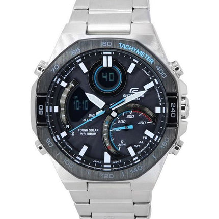 Casio Edifice Mobile Link Analog Digital Graues Zifferblatt Solar ECB-950DB-1A 100M Herrenuhr