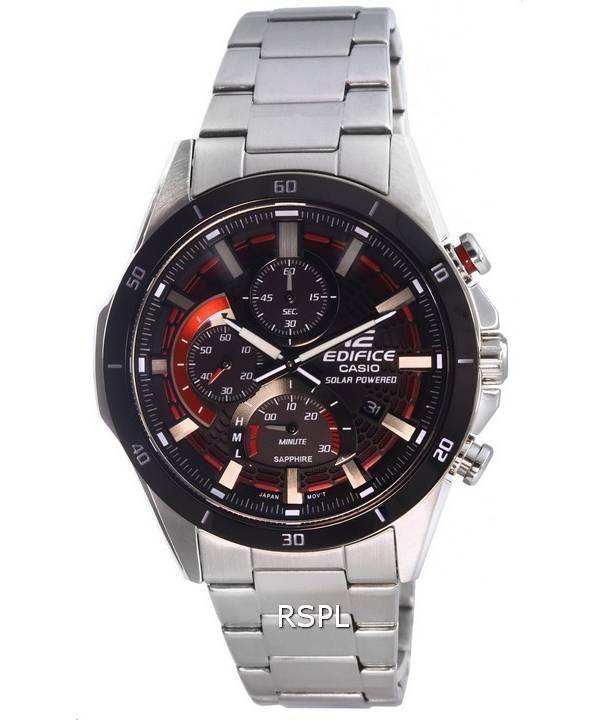 Casio Edifice Chronograph Analoge Solarbetriebene EFS-S610DB-1AV EFSS610DB-1 100M Herrenuhr