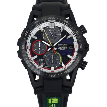 Casio Edifice Sospensione Analog TOM&#39,S 50th Anniversary Edition Schwarzes Zifferblatt Solar EFS-S641TMS-1A 100M Herrenuhr