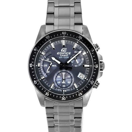 Casio Edifice Standard Analog Chronograph schwarzes Zifferblatt Quarz EFV-540DC-1C 100M Herrenuhr