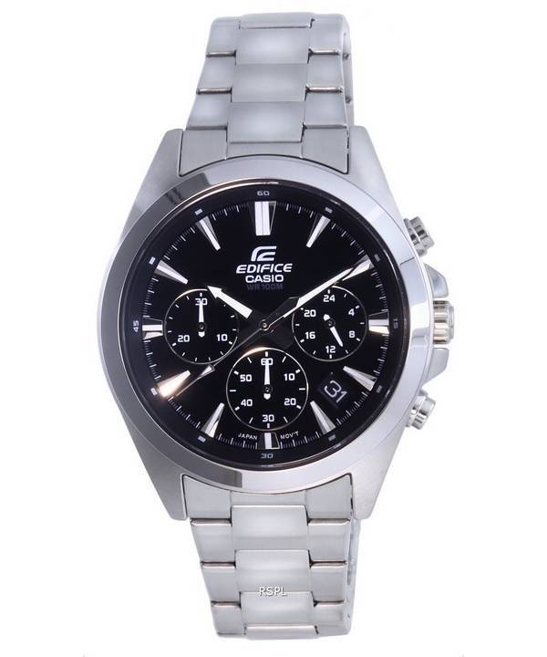 Casio Edifice Chronograph Analog Edelstahl Quarz EFV-630D-1AV EFV630D-1 100M Herrenuhr