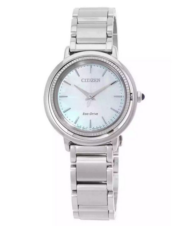 Citizen L Eco-Drive Edelstahl Blaues Perlmutt Zifferblatt EM1100-84D Damenuhr