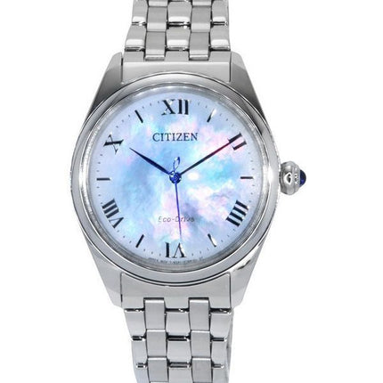 Citizen L Eco-Drive Edelstahl Perlmutt Zifferblatt EM1140-80D Damenuhr