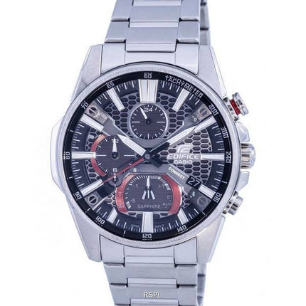 Casio Edifice Mobile Link Analog Solar EQB-1200D-1A EQB1200D-1 100M Herrenuhr