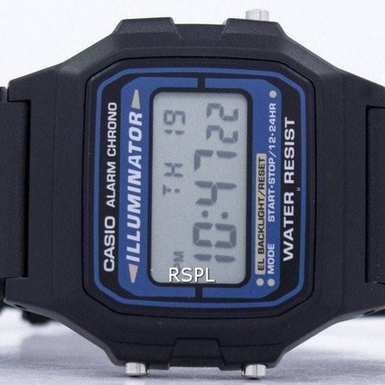 Casio Digital Quarz Alarm Chrono Illuminator F-105W-1ADF F-105W-1 Herrenuhr