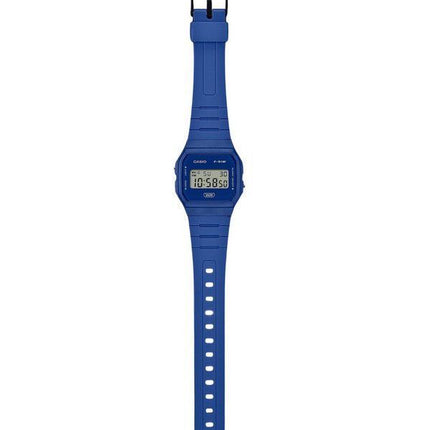 Casio POP Digital Blau Biobasiertes Harzarmband Quarz F-91WB-2A1 Unisex-Uhr