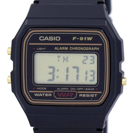 Casio Alarm Chronograph Digital F-91WG-9er Herrenuhr