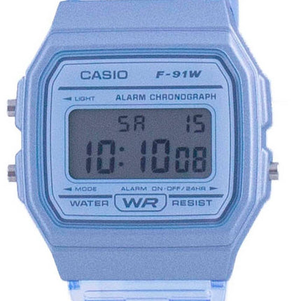 Casio Jugend Blue Resin Digital F-91WS-2 F91WS-2 Unisex Uhr