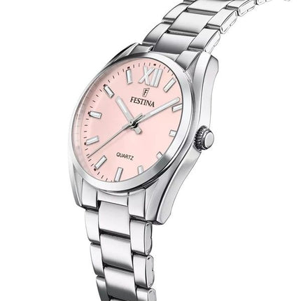 Festina Alegria Edelstahl Rosa Zifferblatt Quarz F20622-2 Damenuhr