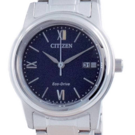 Citizen Classic Blue Dial Edelstahl Eco-Drive FE1220-89L 100M Damenuhr