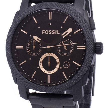 Fossil Maschine mittelständische Chronograph IP Black Edelstahl FS4682 Herrenuhr