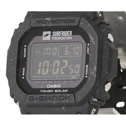 Casio G-Shock Digital Surfrider Foundation Collaboration Harzarmband Robuste Solar G-5600SRF-1 200M Herrenuhr