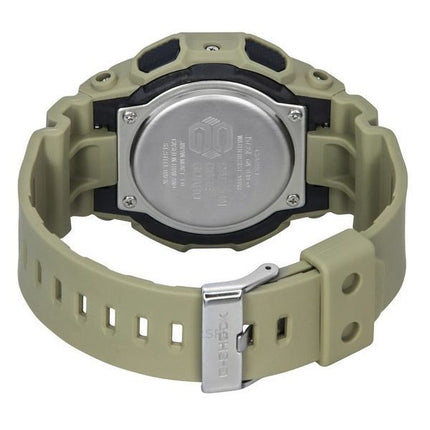 Casio G-Shock Analog-Digital-Armband aus biobasiertem Harz, schwarzes Zifferblatt, Quarz GA-010-5A 200M Herrenuhr