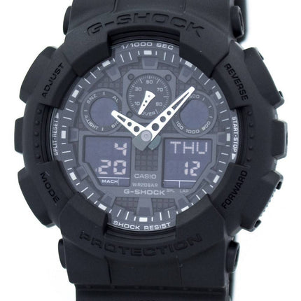 Casio G-Shock militärische Matte Black-GA-100-1A1 Herrenuhr