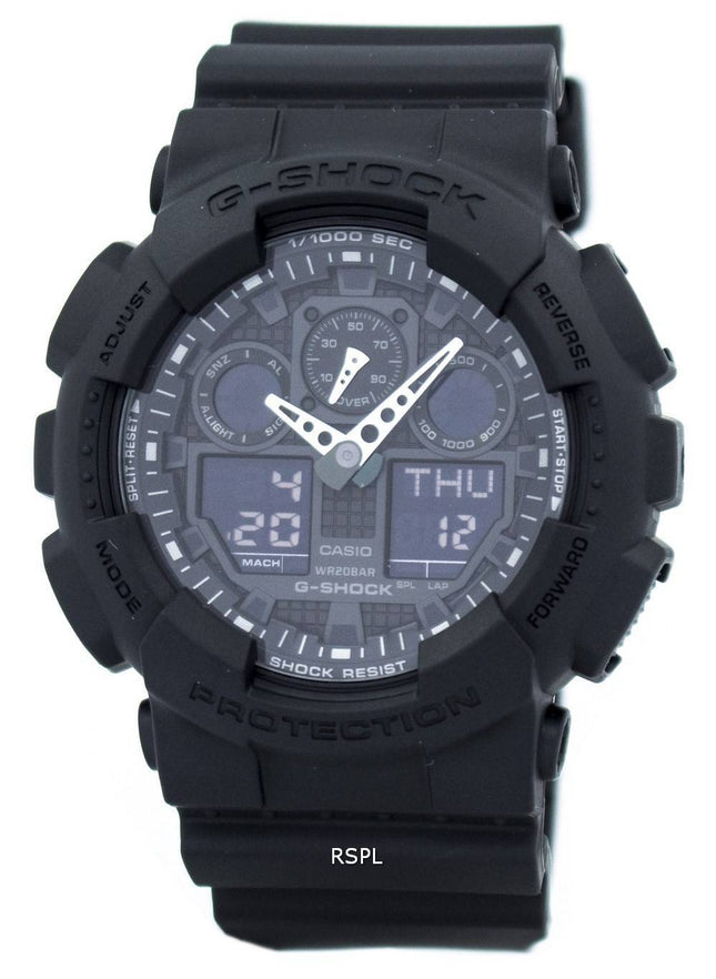 Casio G-Shock militärische Matte Black-GA-100-1A1 Herrenuhr