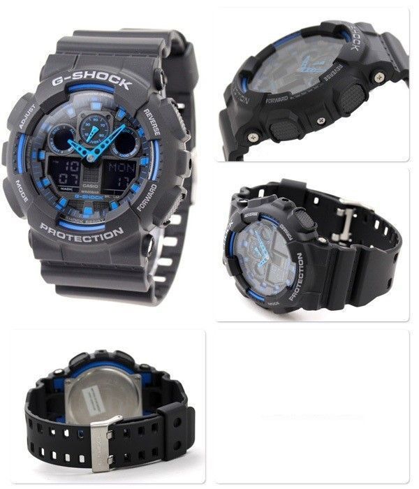 GA-100-Uhren von Casio G-Shock Welt Zeit Alarm-GA-100-1A2