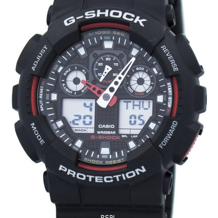 Casio G-Shock Velocity-Anzeige Alarm-GA-100-1A4 GA-100 zu sehen