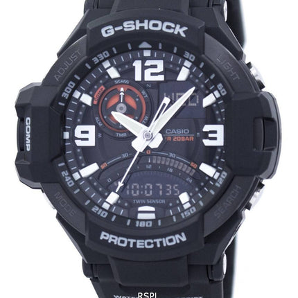 Casio G-Shock GRAVITYMASTER Twin Sensor GA-1000-1A Herrenuhr