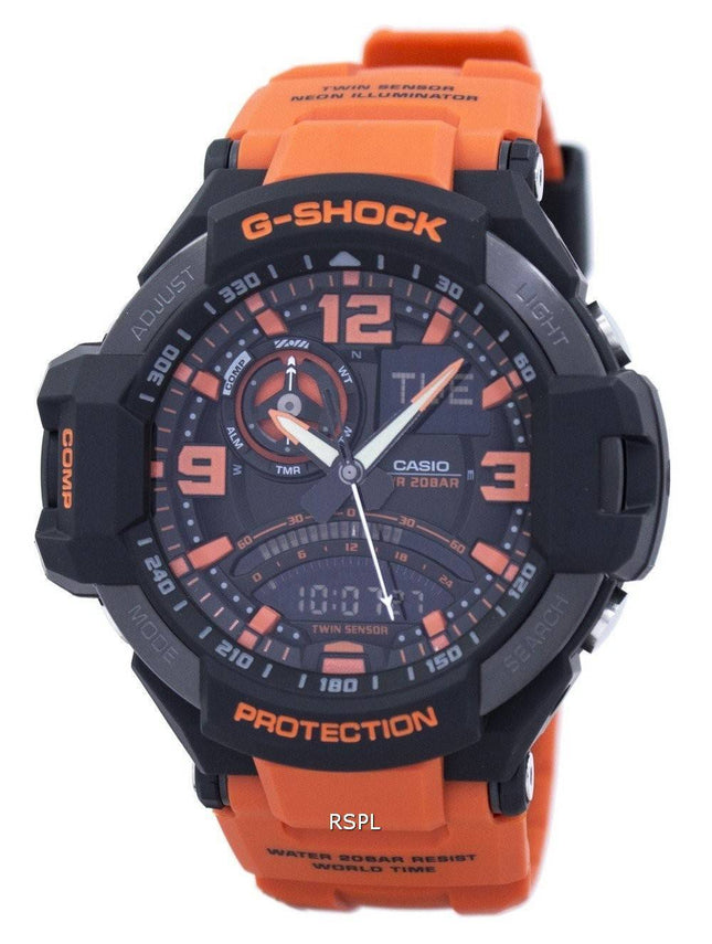 Casio G-Shock Gavitymaster-Neon Illuminator analoge GA-1000-4A Herrenuhr