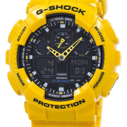 Casio G-Shock GA-100A-9ADR GA-100A-9A GA-100A-9 Velocity-Anzeige Alarm uhr