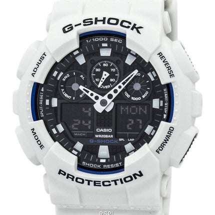 Casio G-Shock Analog Digital StoÃŸfest GA-100B-7A GA100B-7A Herrenuhr