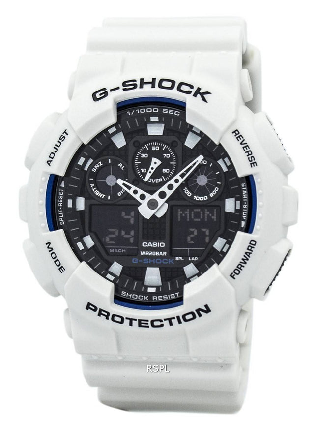 Casio G-Shock Analog Digital StoÃŸfest GA-100B-7A GA100B-7A Herrenuhr