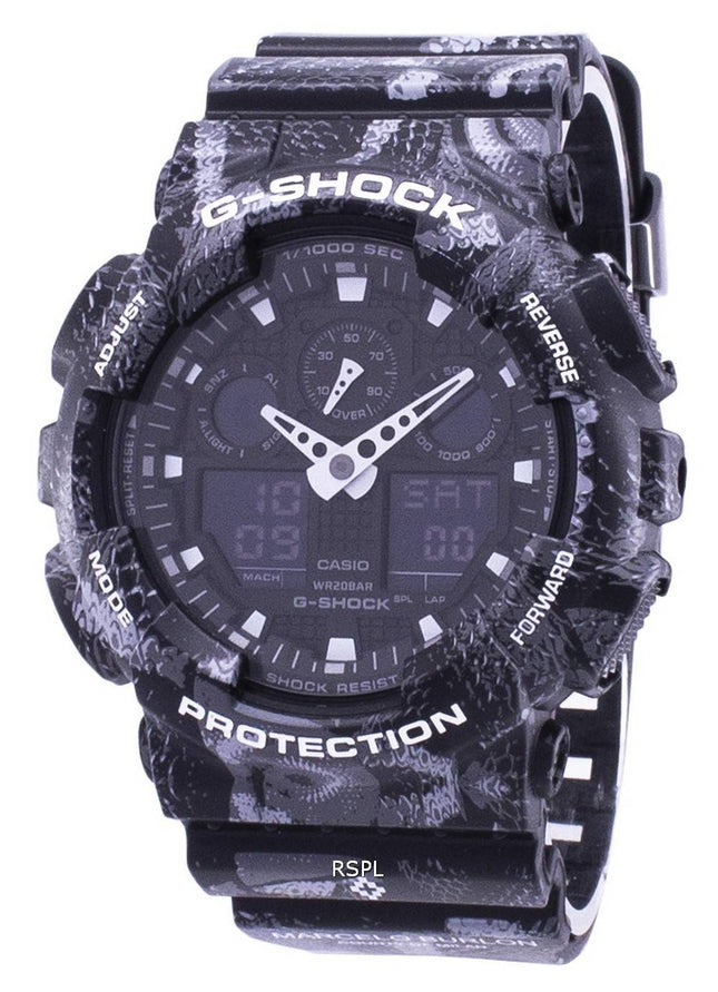 Casio G-Shock Marcelo Burlon Limited Edition GA-100MRB-1A GA100MRB-1A Herrenuhr