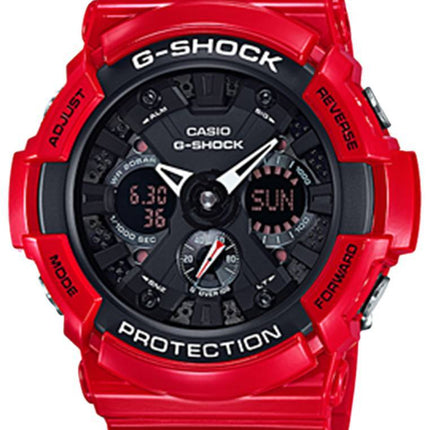 Casio G-Shock Analog Digital World Time Limited Edition GA-201RD-4A Herrenuhr