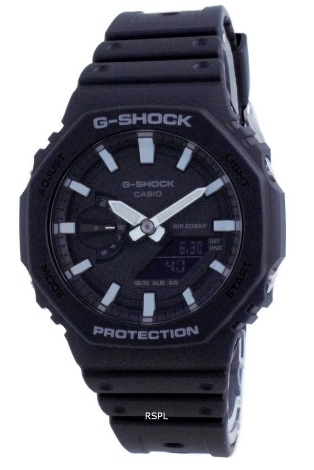 Casio G-Shock Carbon Core Guard Analog Digital Quarz Taucheruhr GA-2100-1A GA2100-1 200M Herrenuhr